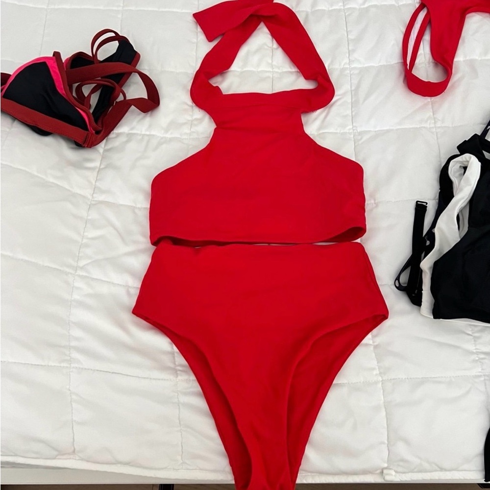 Manaola Red Kids One Piece
